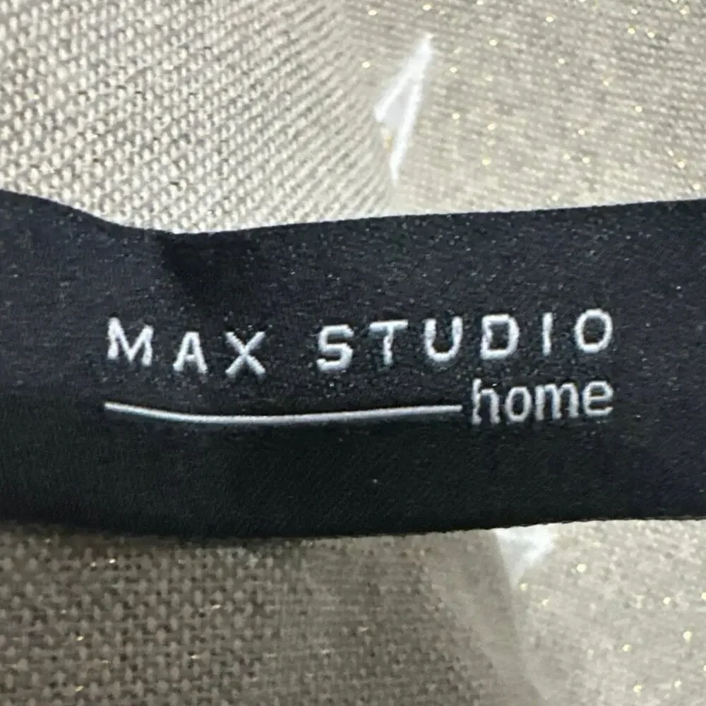 NWT S/4 Max Studio Napkins White Dove Olive Branch Embellished 20”x20” Gold NWT